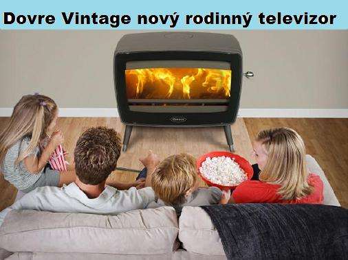 Vintage litinová kamna moderní