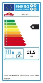 PARIS 70-ED - krbová vložka s bočním sklem pravým Bronpi