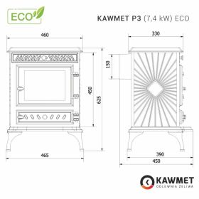 Kawmet P3 ECO - kamna litinová